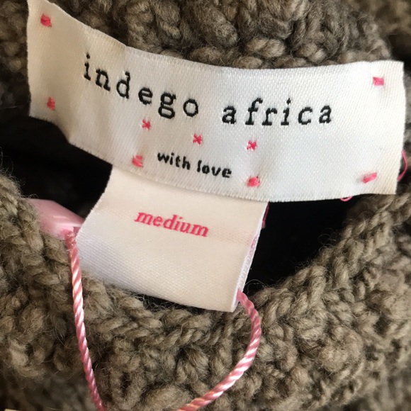 NWT Indego Africa CABLE DRESS size M - Picture 5 of 9